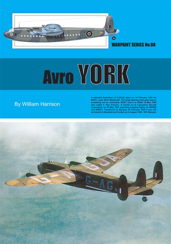 Guideline Publications Ltd No 98 Avro York No. 98 in the Warpaint series  